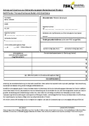 Antrag auf Zuschuss zur Babesiose Behandlung